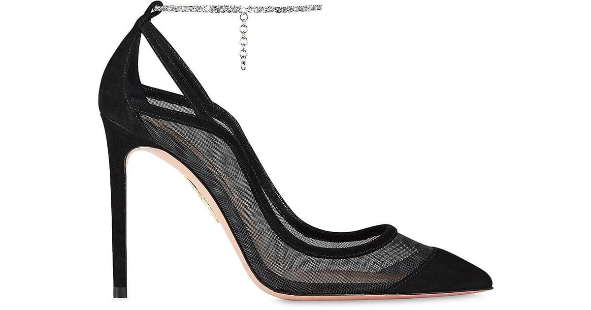 aquazzura mae pearl pumps