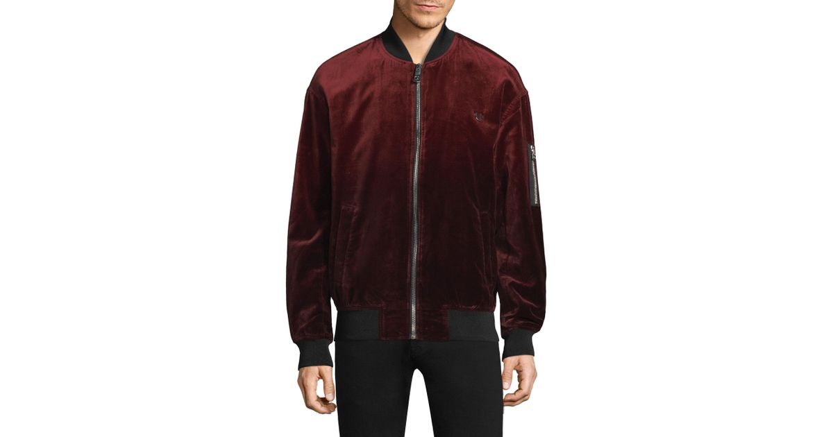true religion velvet jacket