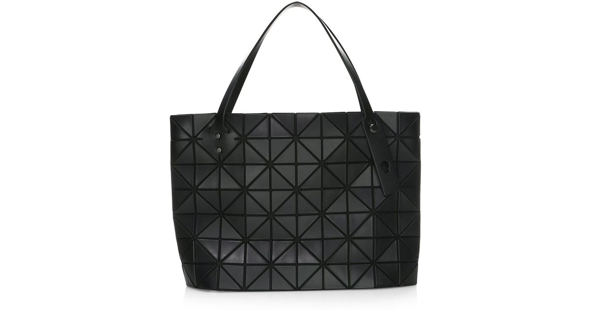 Bao Bao Issey Miyake Synthetic Rock Matte Tote in Black - Lyst
