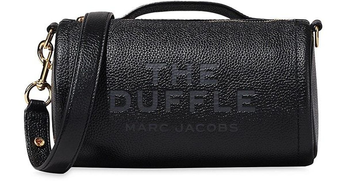 Marc Jacobs The Leather Duffel Bag in Black Lyst