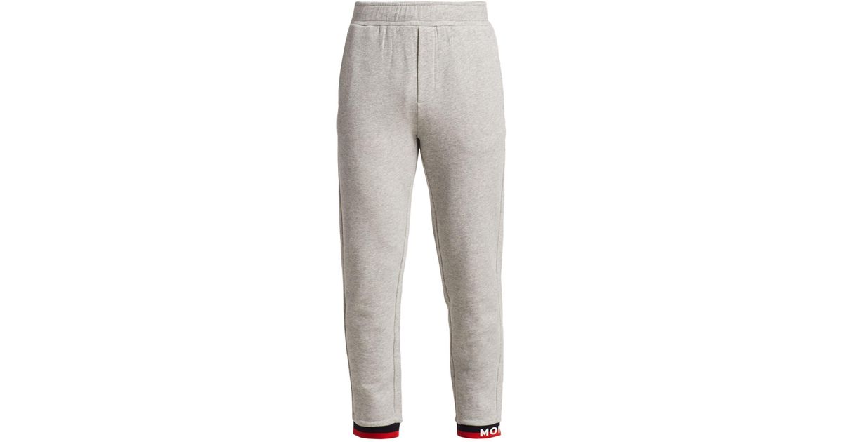 grey moncler joggers