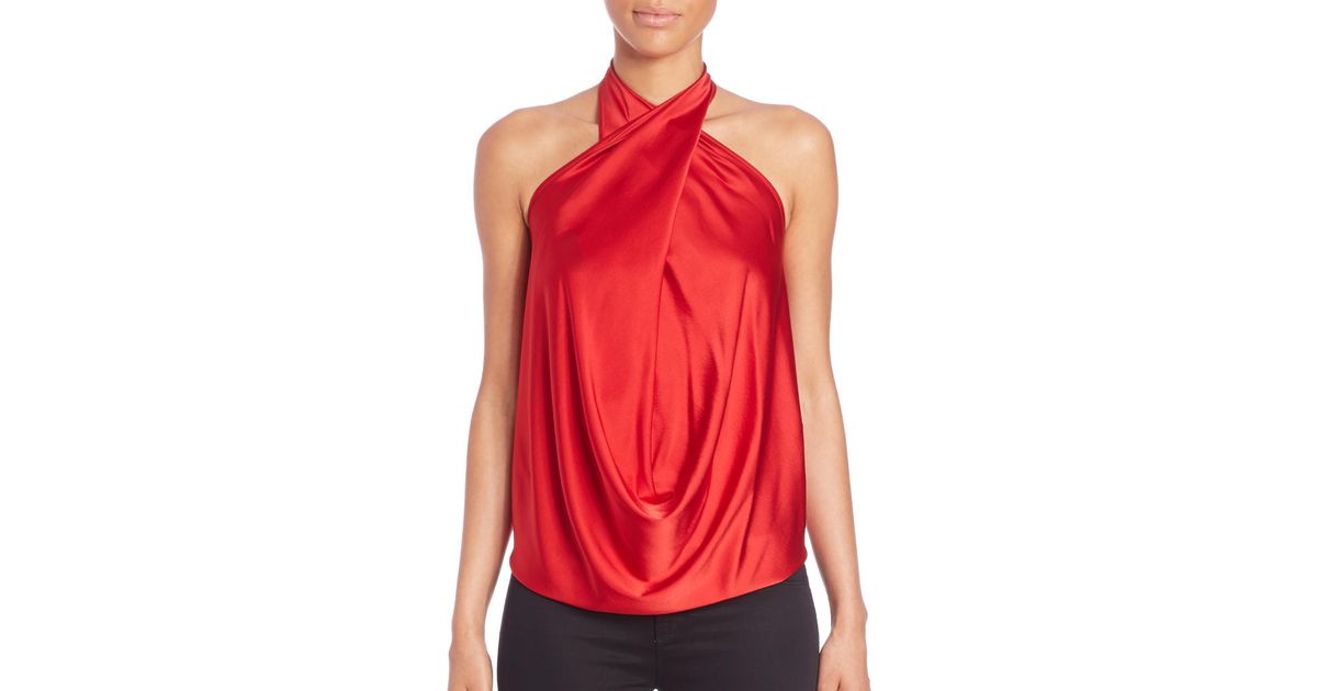 ramy brook harriet convertible satin top