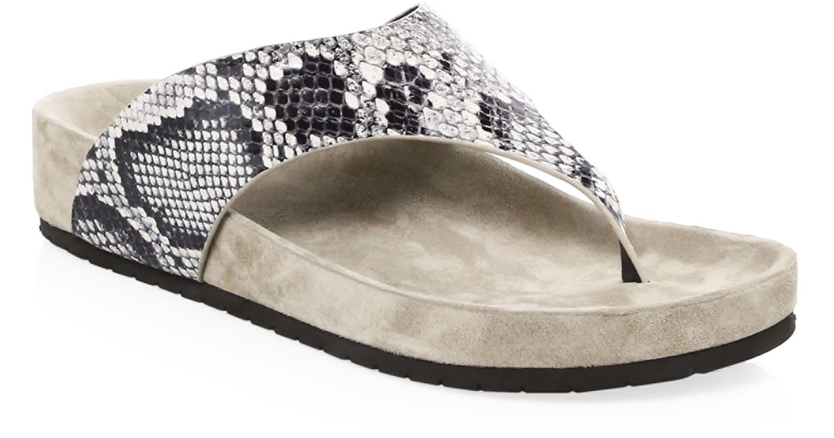 vince padma leather sandals