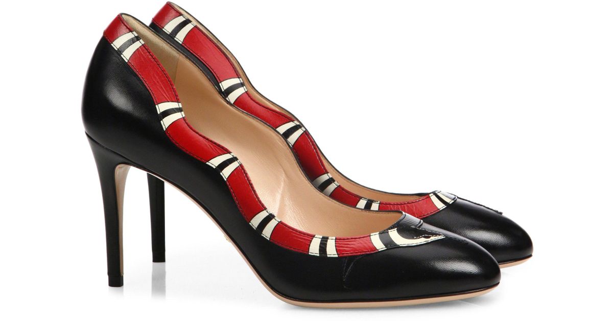 gucci snake pumps