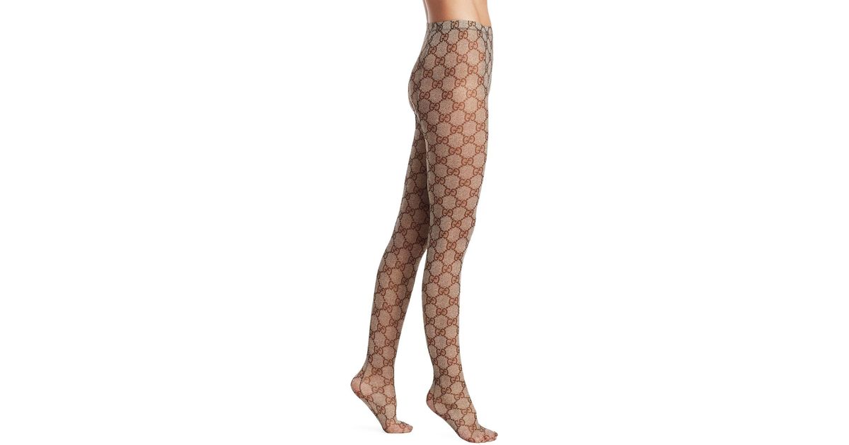 Gucci Synthetic GG Supreme Tights in 