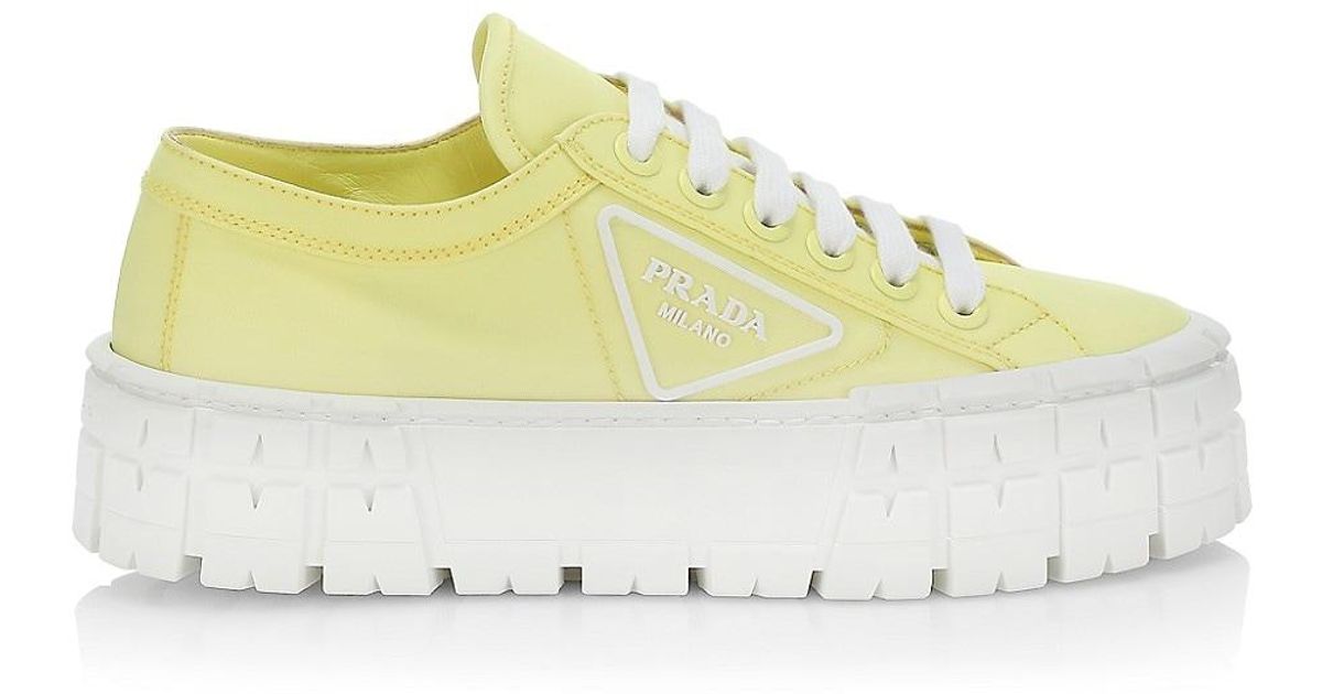 prada platform sole sneakers