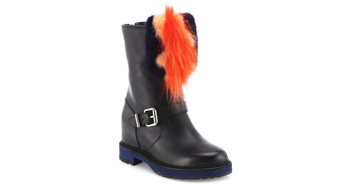 fendi moto boots