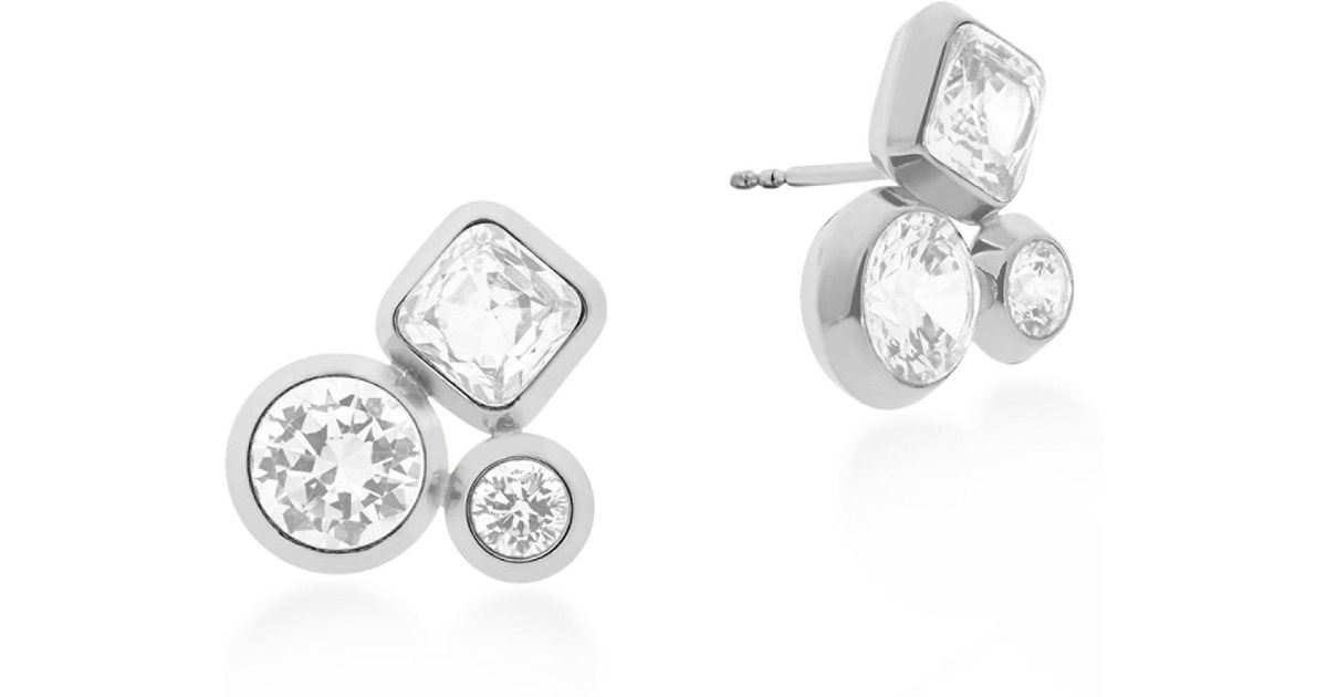 michael kors crystal stud earrings