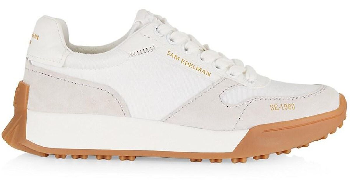 sam edelman white leather sneakers