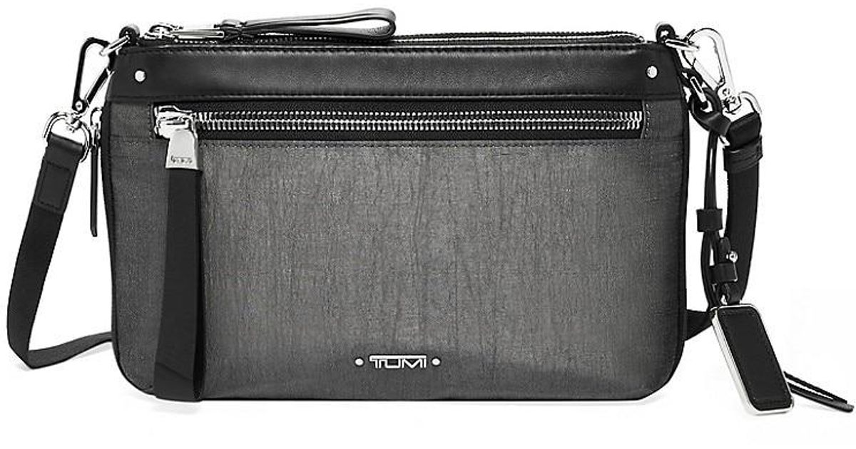 Tumi Leather Voyageur Sarina Crossbody Bag for Men Lyst