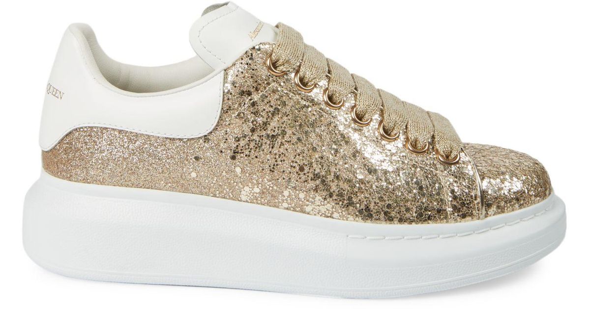 alexander mcqueen sparkly trainers