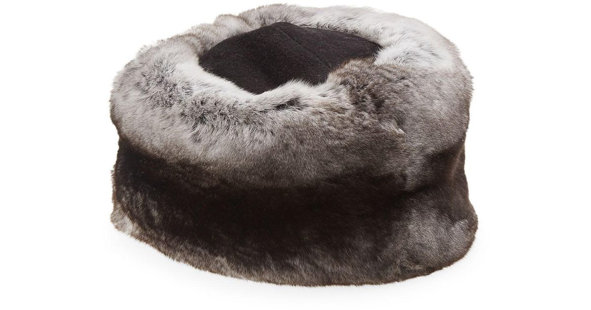 chinchilla fur hat