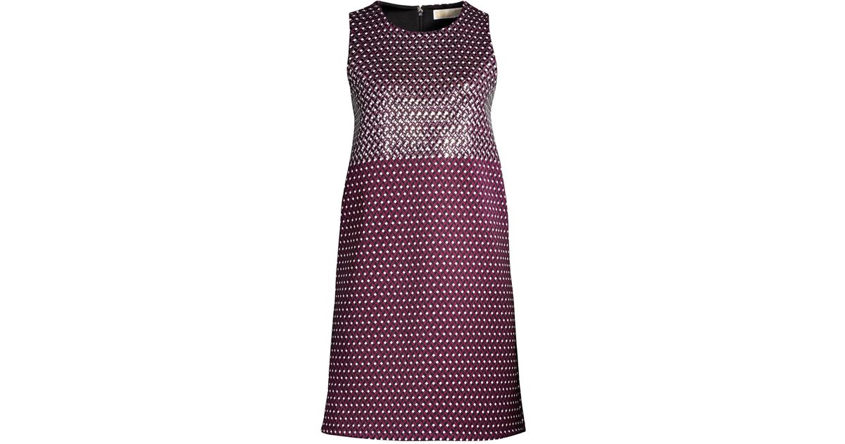 michael kors gowns purple