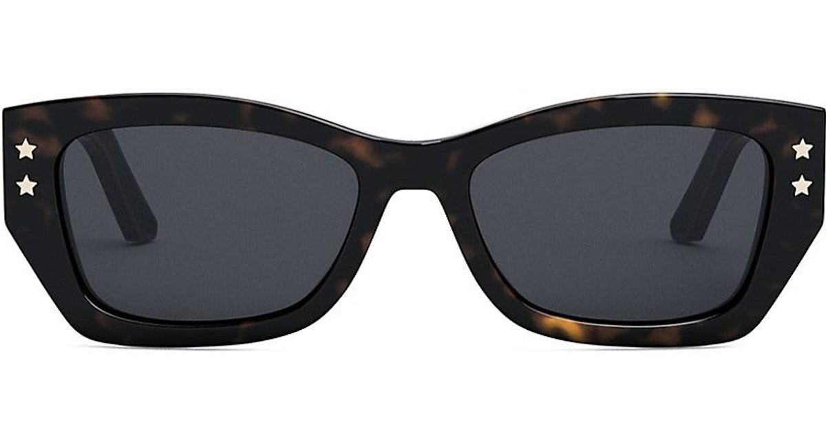 Dior Pacific S2u 53mm Square Sunglasses in Black Lyst