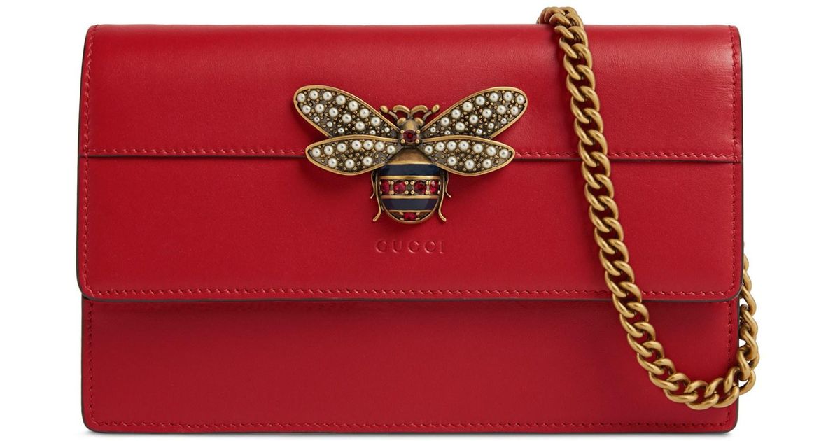 gucci queen margaret wallet on chain
