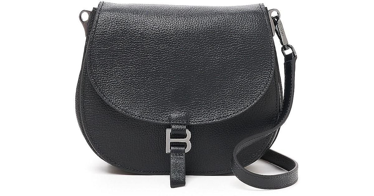 Botkier Baxter Leather Saddle Crossbody Bag in Gray Lyst