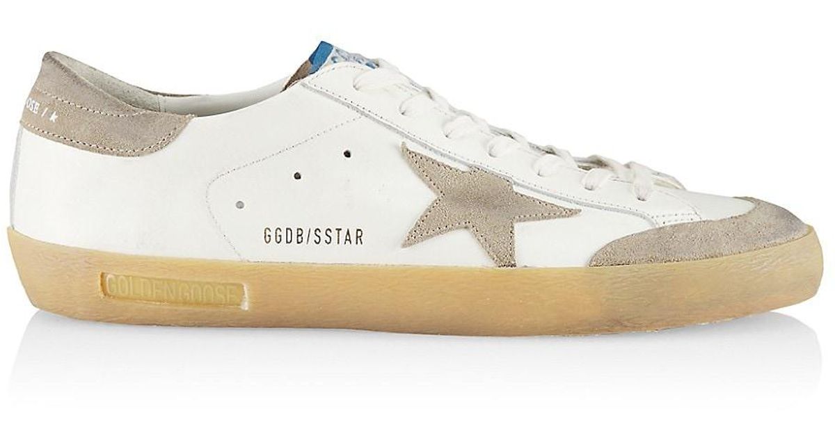 Golden Goose Super-star Penstar Leather Low-top Sneakers in White for ...