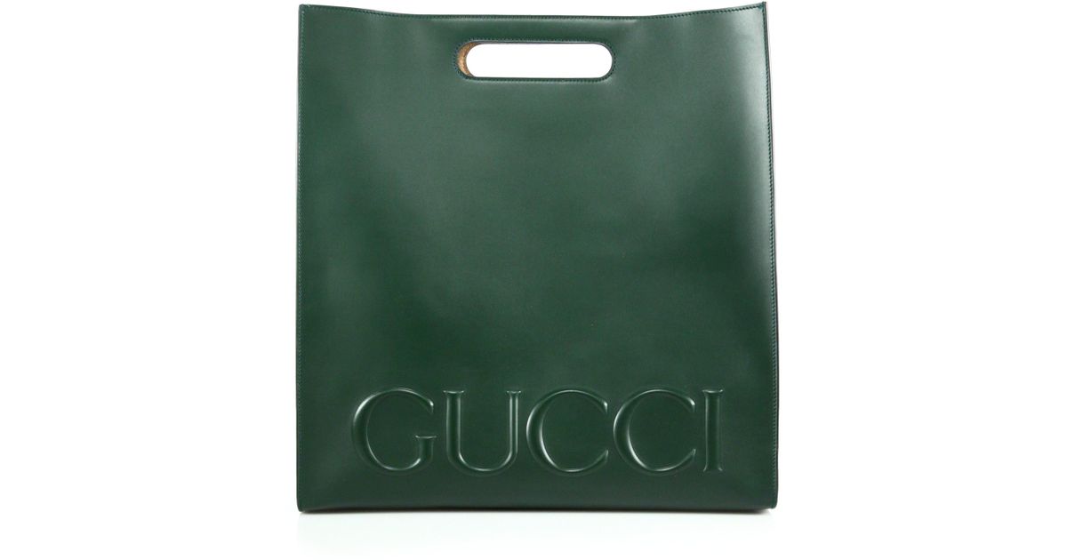 gucci green tote