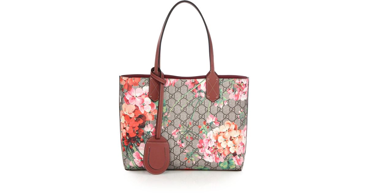 gg blooms reversible tote