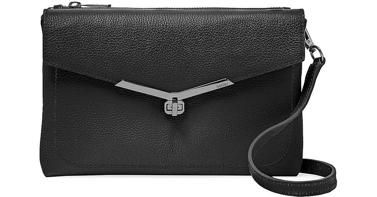 Botkier Valentina Leather Crossbody Bag in Black Lyst