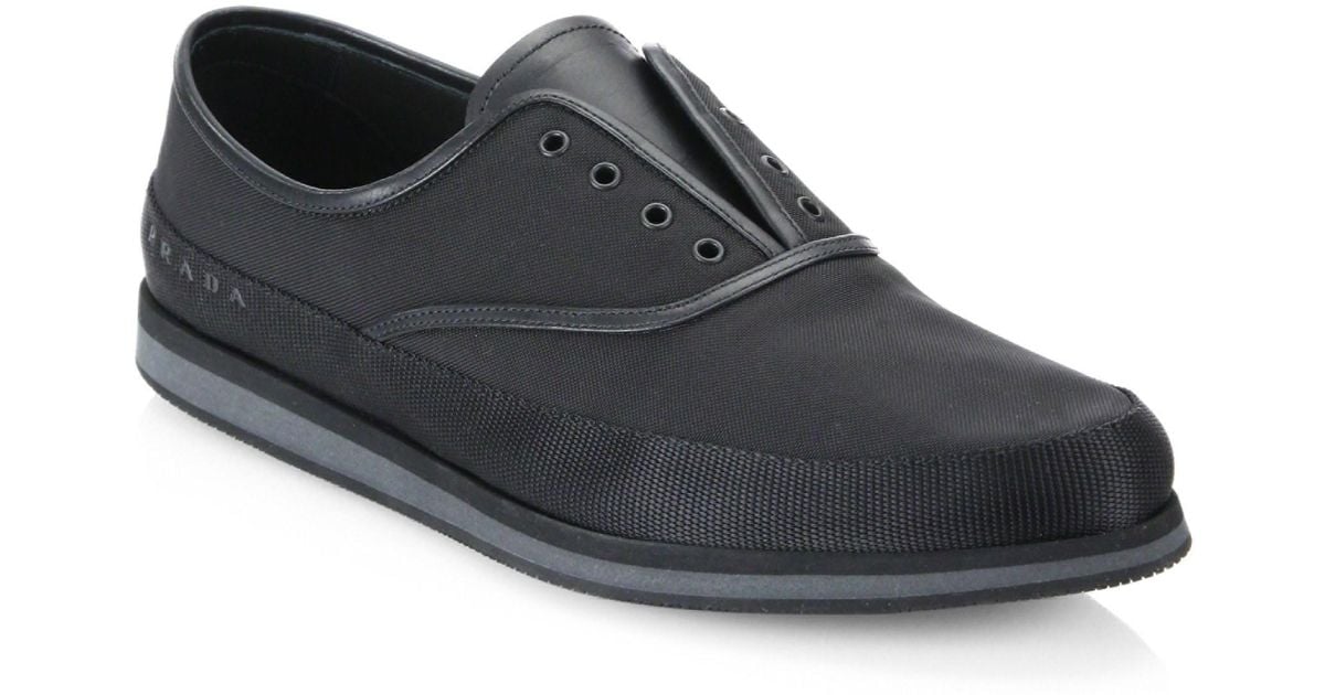 prada laceless sneakers