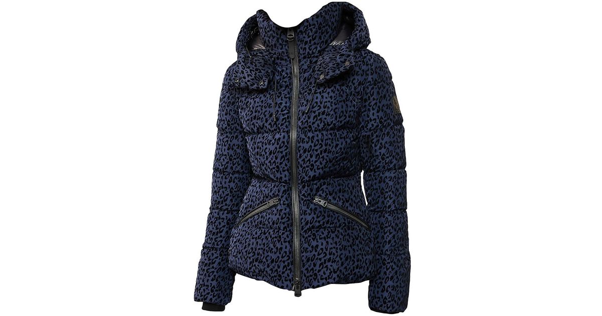 mackage leopard puffer