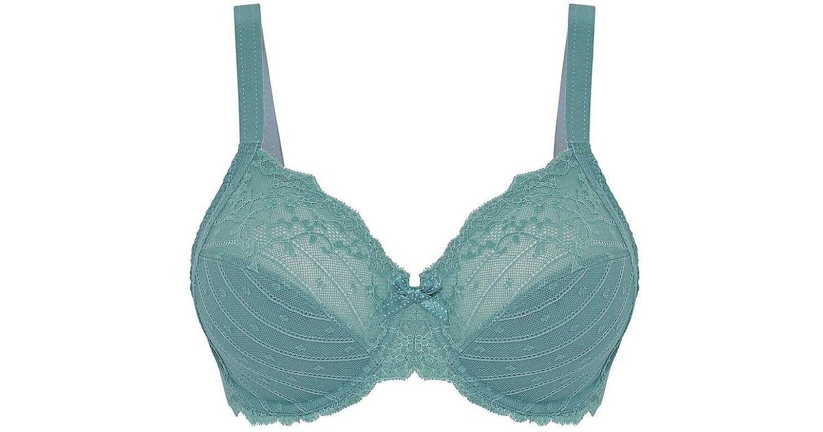 Chantelle Synthetic Rive Gauche Underwire Bra in Blue Lyst