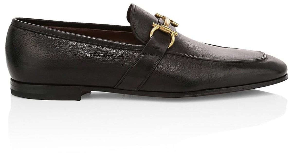 men's sherman gancini leather loafers