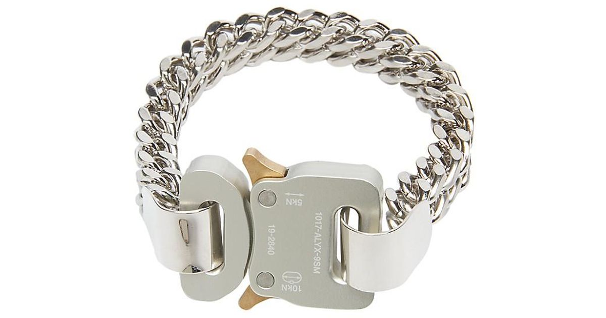 1017 ALYX 9SM Cubix Chain Bracelet in Silver (Metallic) for Men - Lyst