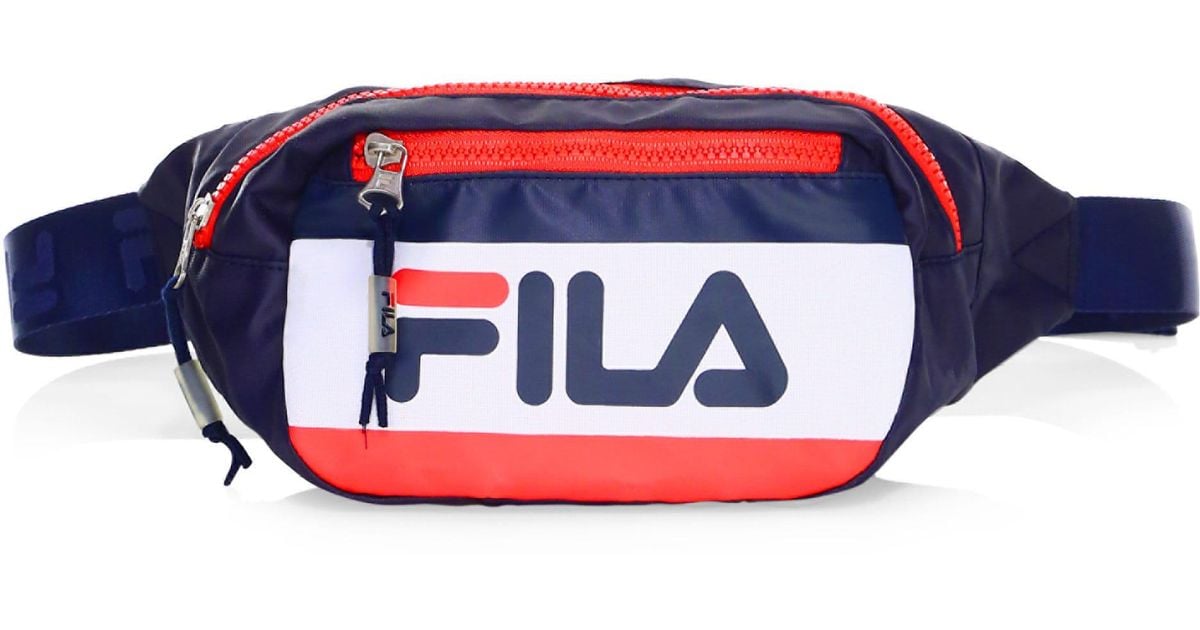 fila hunts logo waist bag