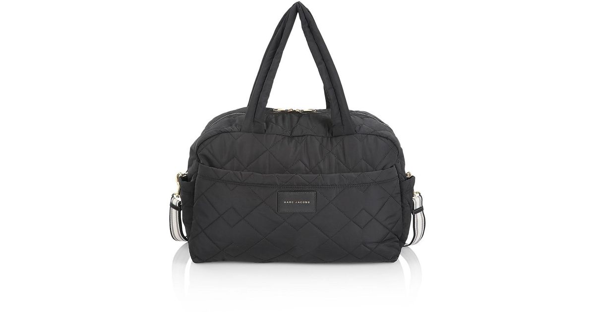 Marc Jacobs Large Quilted Weekender Duffel Bag in Black Lyst