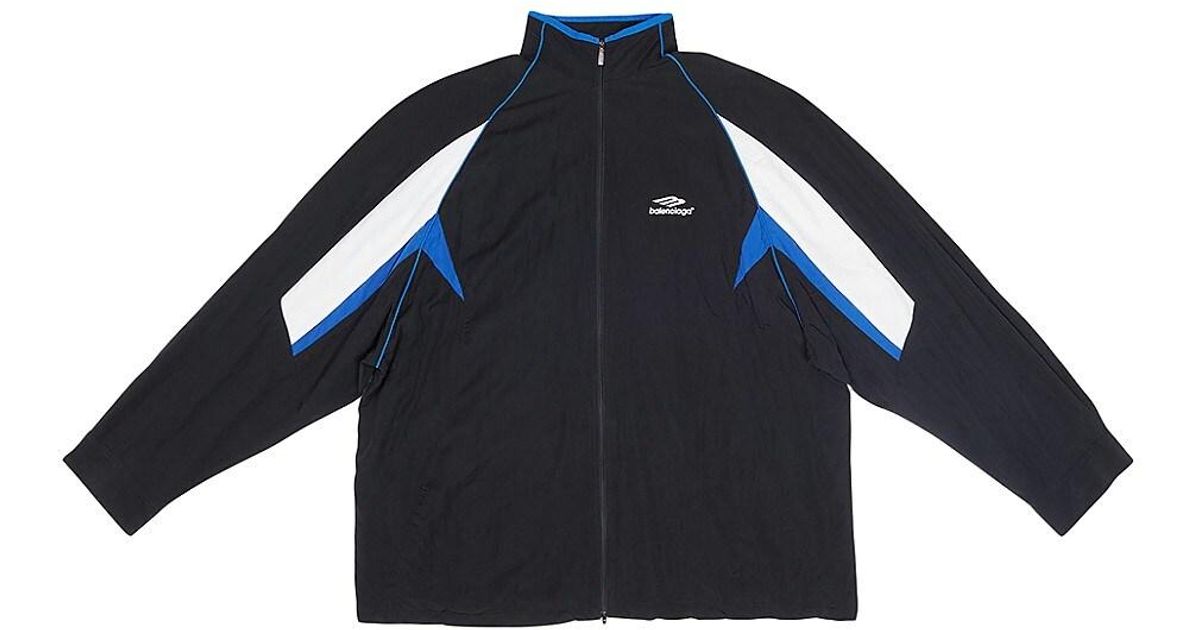 Balenciaga 3b Sports Icon Tracksuit Shirt in Black for Men | Lyst