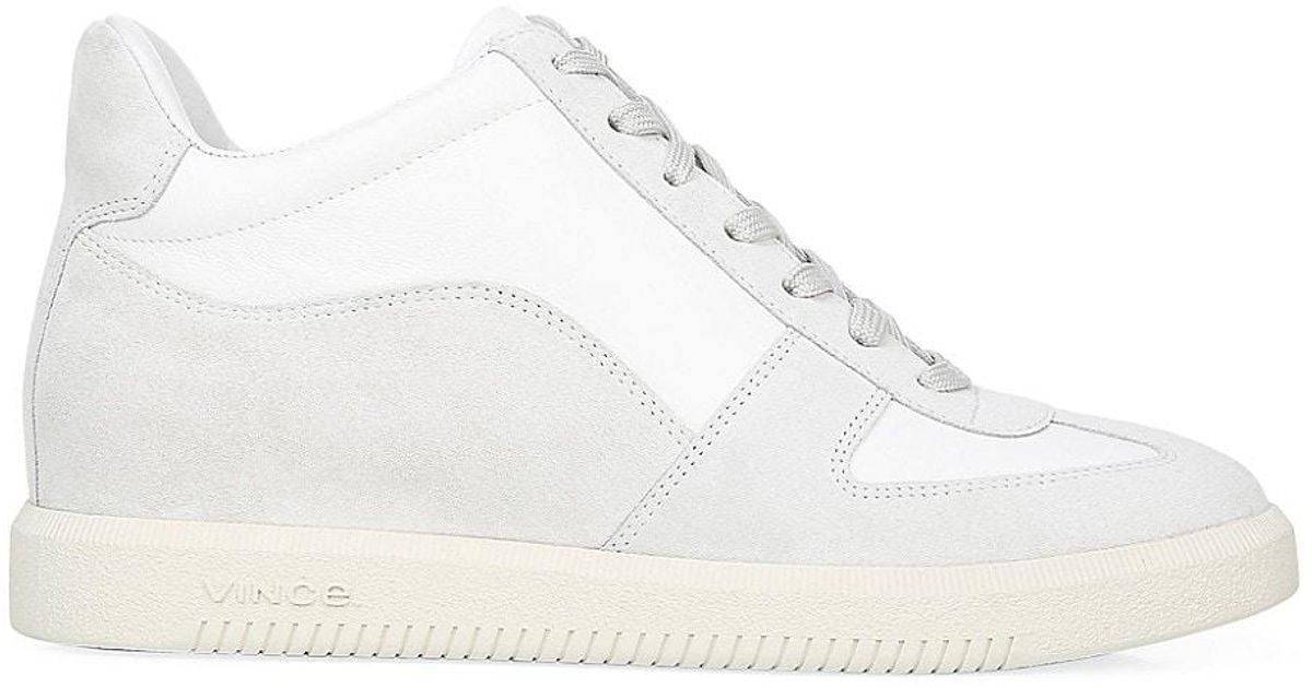 vince ina high top sneaker