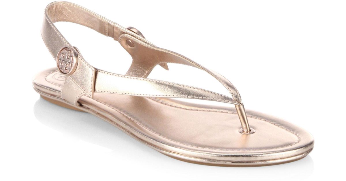 tory burch minnie travel sandal rose gold