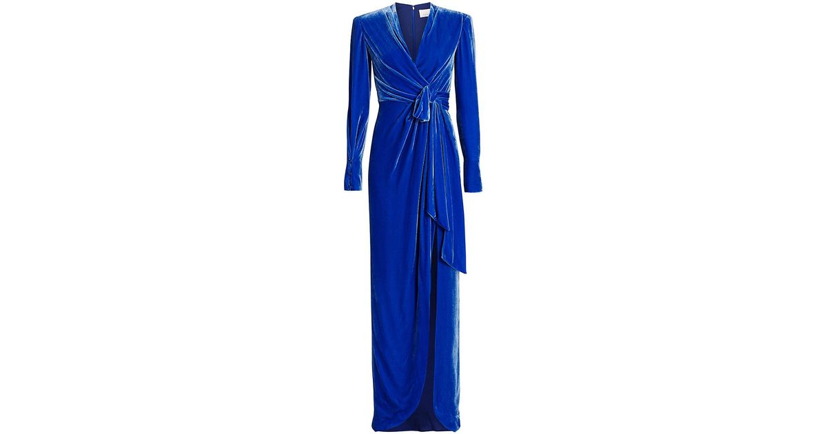 cinq a sept marian draped gown