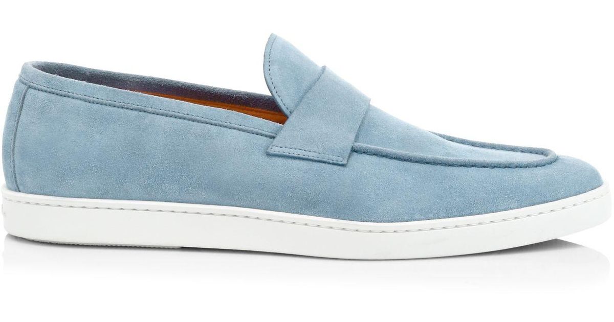 baby blue loafers
