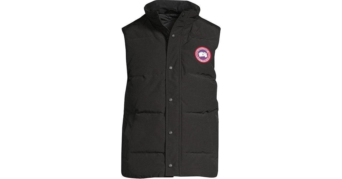 Canada Goose Garson Quilted Vest in Black for Men | Lyst