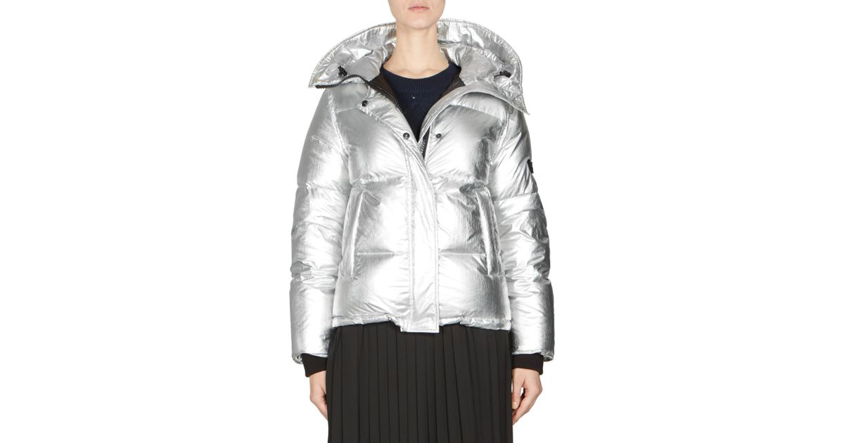 kenzo silver puffer