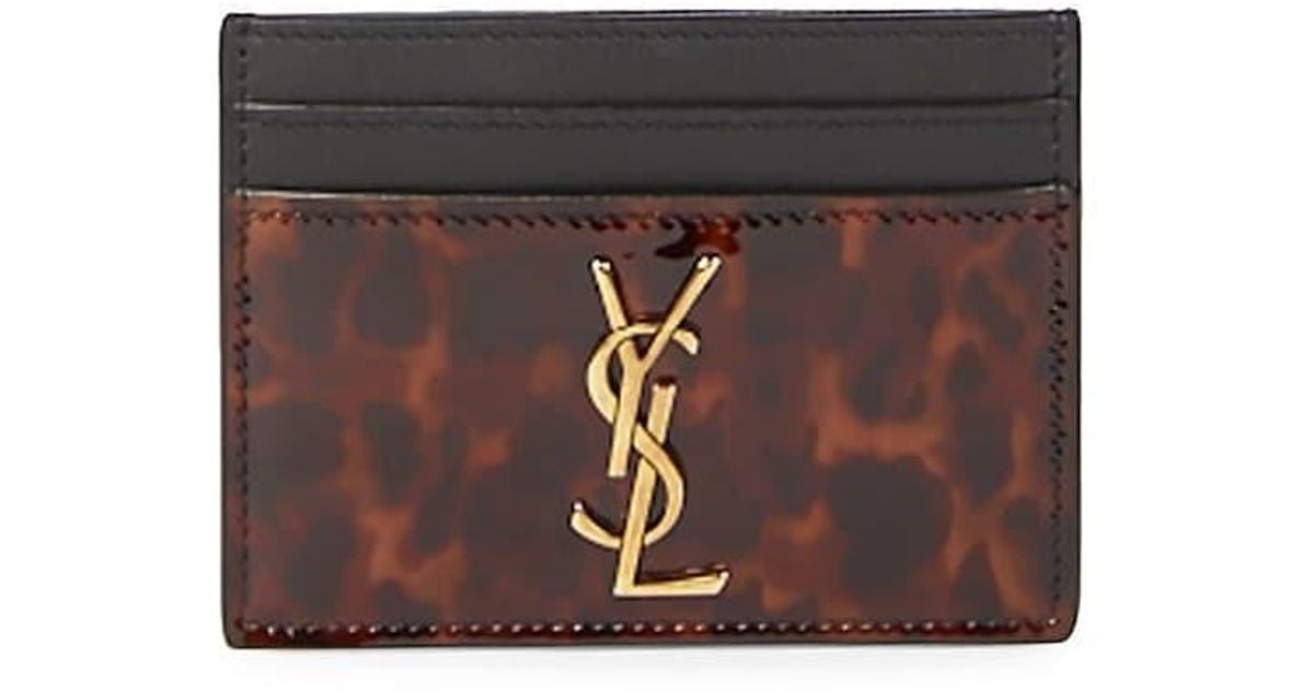 Ysl Tortoise Card Holder 2024 ozogama.lt