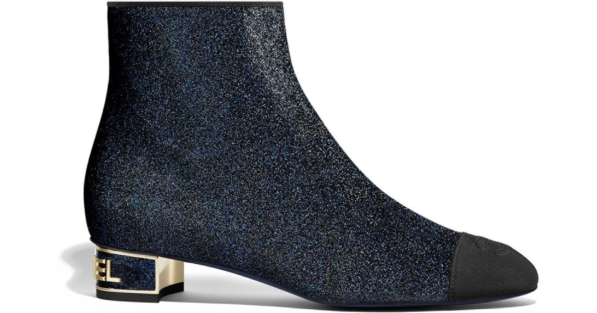 chanel short boots