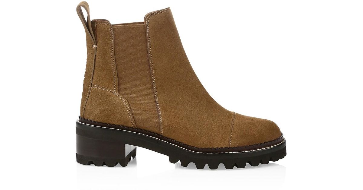 lug sole chelsea boot chase and chloe