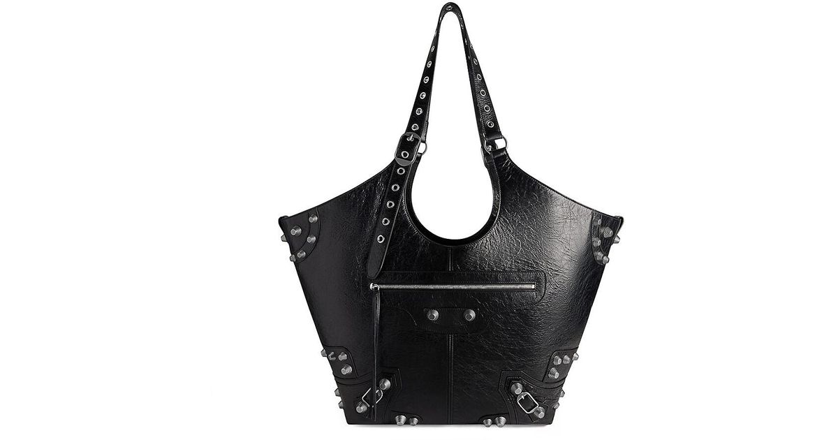 Balenciaga Le Cagole Large Carry All Bag in Black Lyst