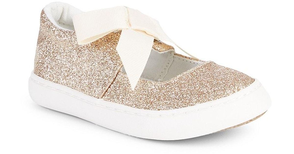 Polo Ralph Lauren Little Girl's & Girl's Braylon Glitter Sneakers in