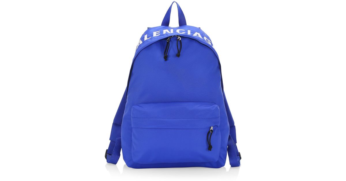 balenciaga blue backpack