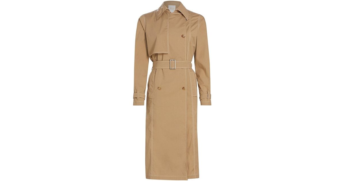 Twp Last Night Cotton-blend Trench Coat in Natural | Lyst