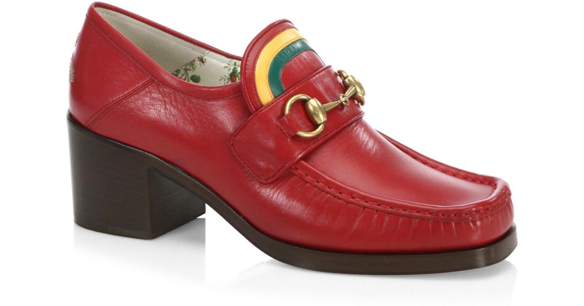 rainbow gucci loafers