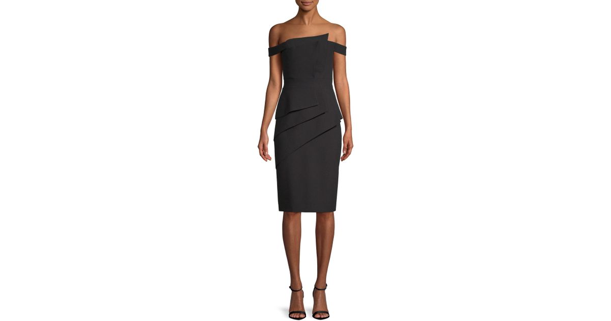 black halo la reina cocktail dress