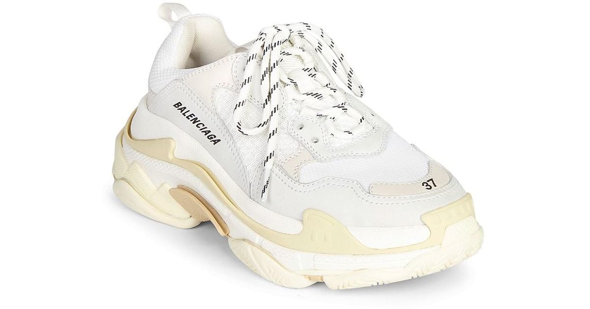 black and white triple s