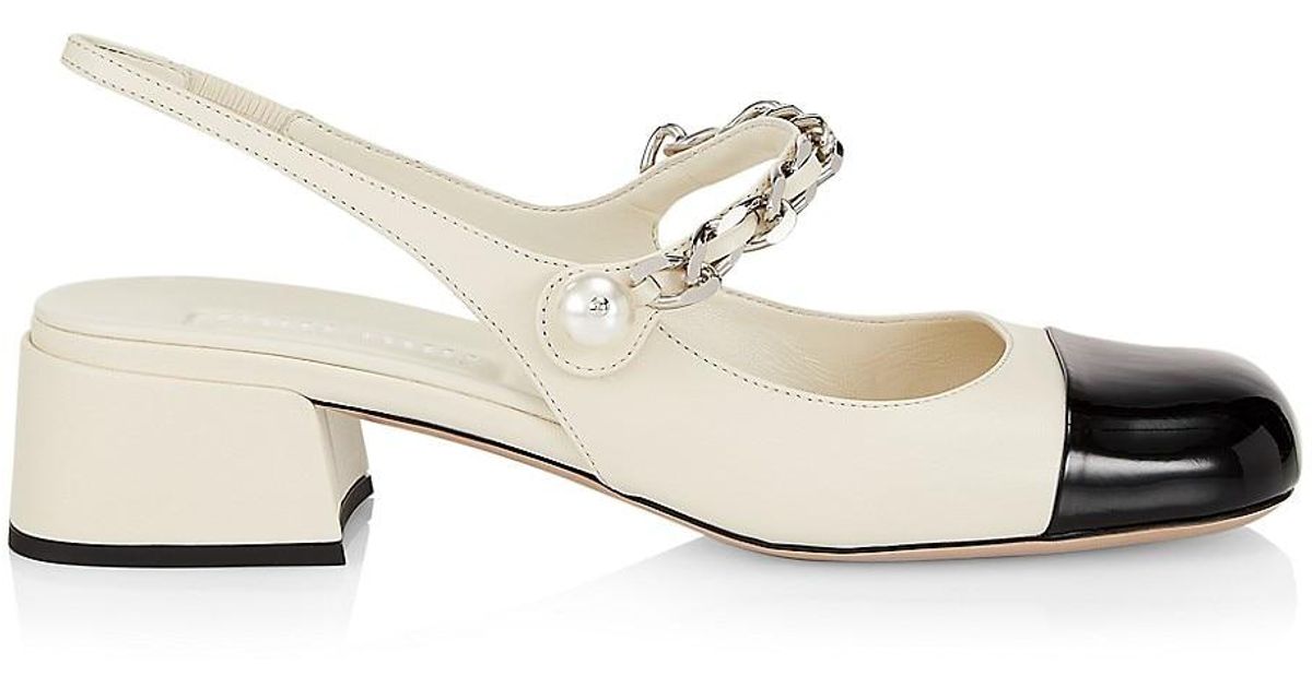 miu miu mary jane patent leather pumps