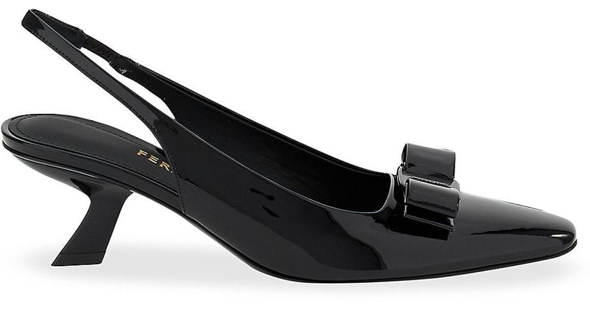 ferragamo kitten heels